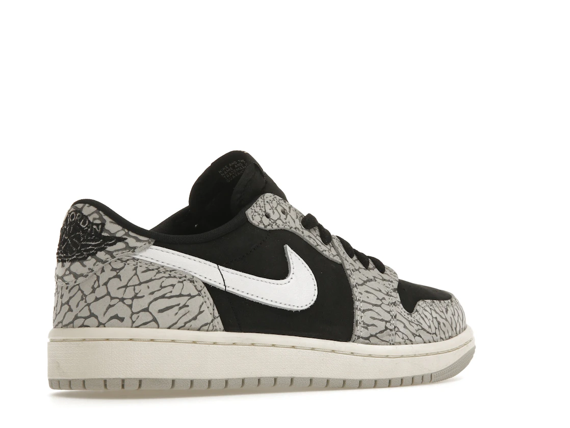 Vue 33 de Jordan 1 Retro Low OG Black Cement 
