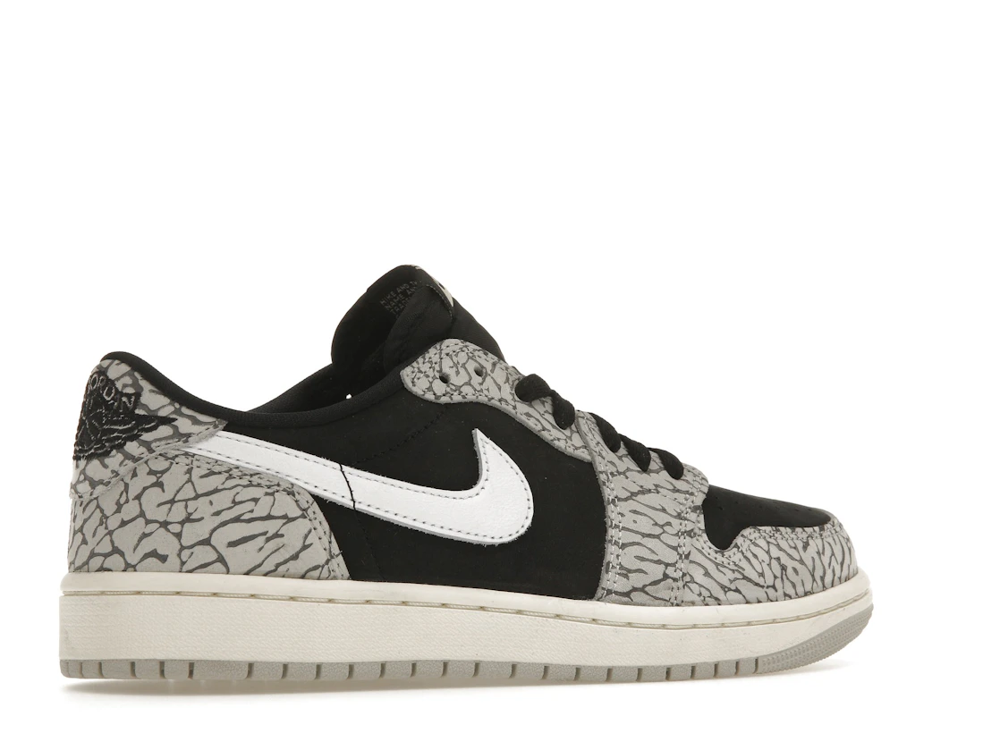 Vue 34 de Jordan 1 Retro Low OG Black Cement 