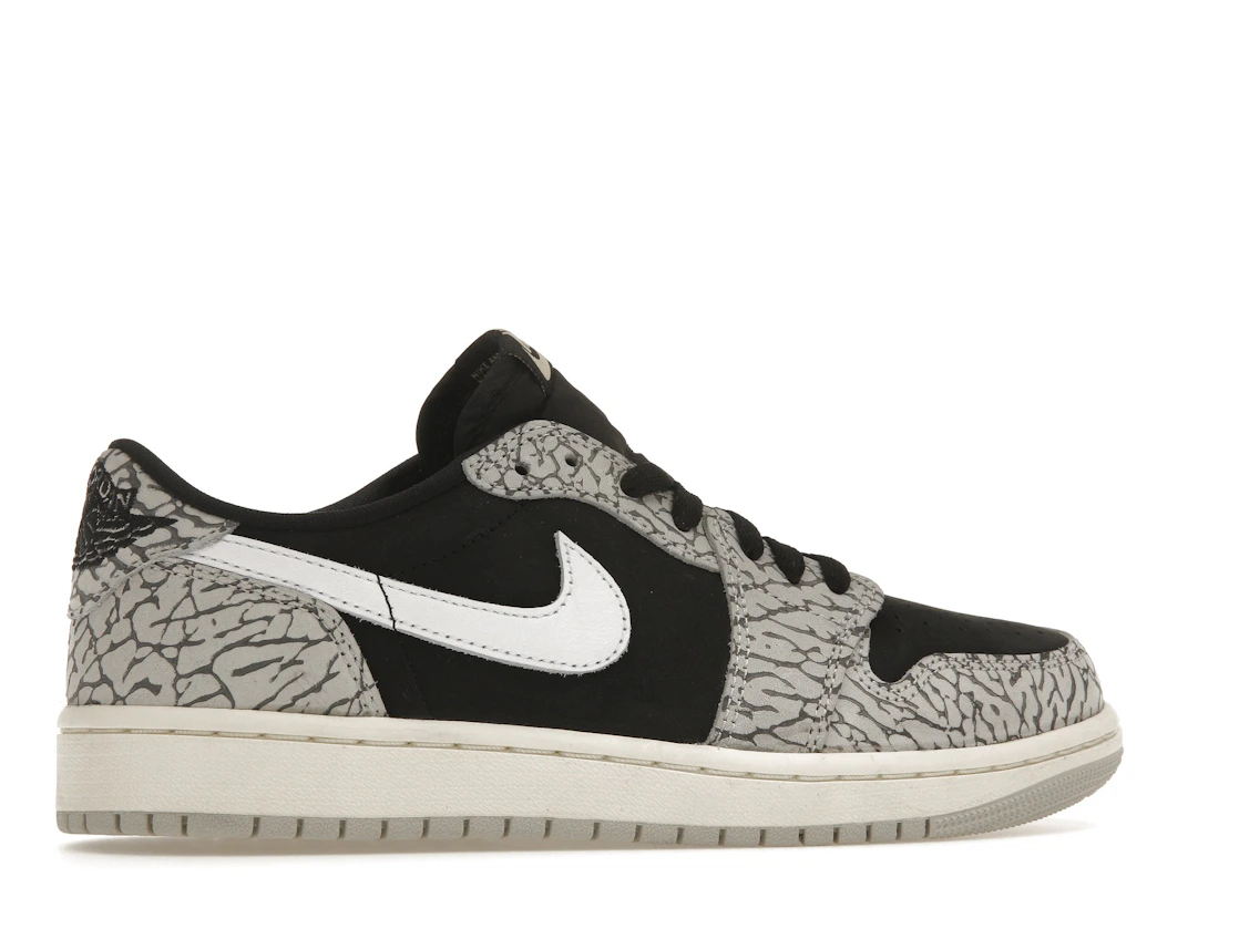 Vue 35 de Jordan 1 Retro Low OG Black Cement 