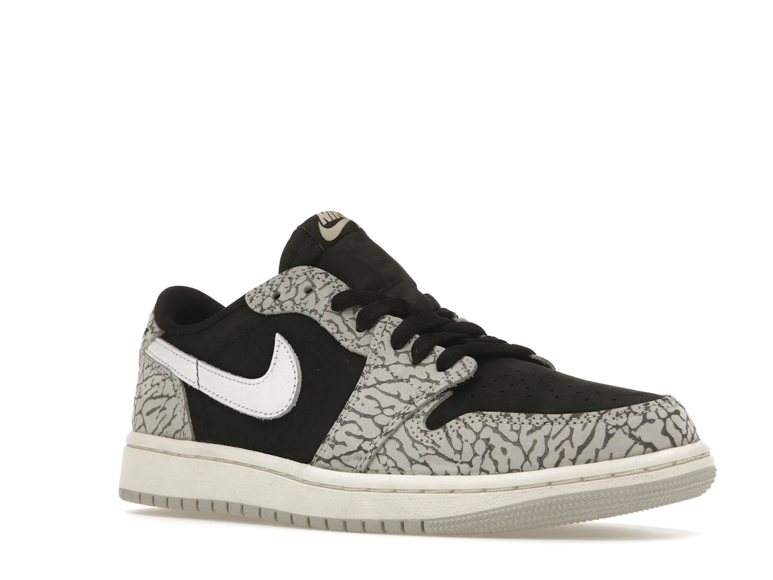 Vue 5 de Jordan 1 Retro Low OG Black Cement 