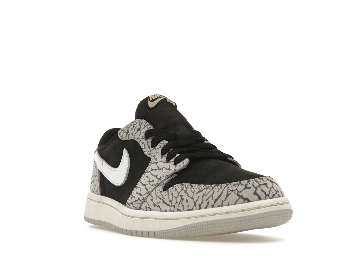 Vue 7 de Jordan 1 Retro Low OG Black Cement 