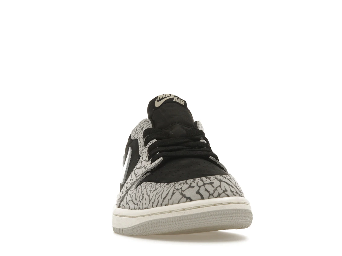 Vue 9 de Jordan 1 Retro Low OG Black Cement 