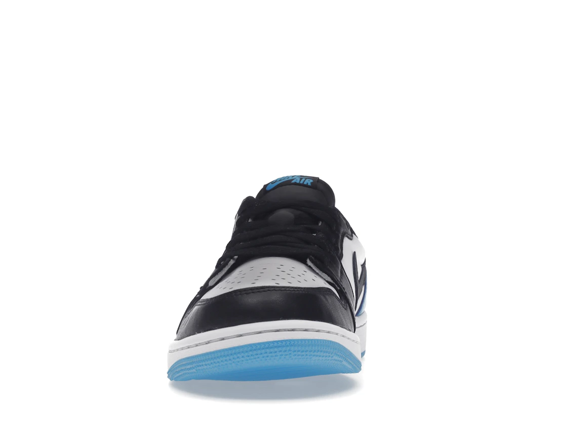 Vue 11 de Jordan 1 Retro Low OG Black Dark Powder Blue