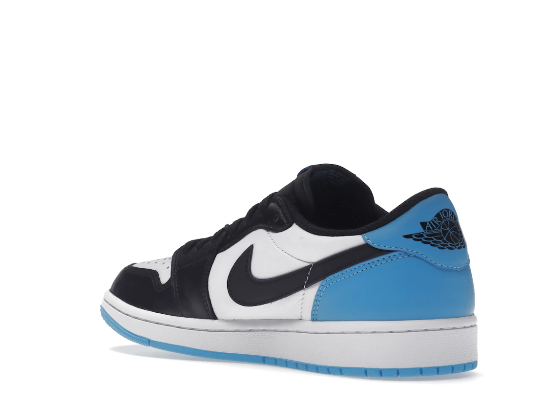 Vue 24 de Jordan 1 Retro Low OG Black Dark Powder Blue