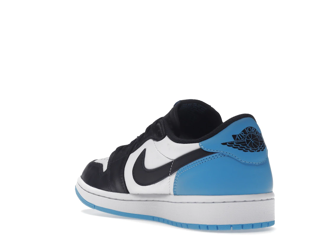 Vue 25 de Jordan 1 Retro Low OG Black Dark Powder Blue