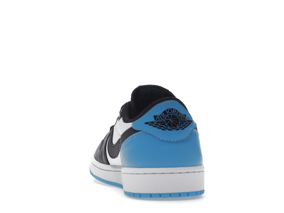 Vue 27 de Jordan 1 Retro Low OG Black Dark Powder Blue