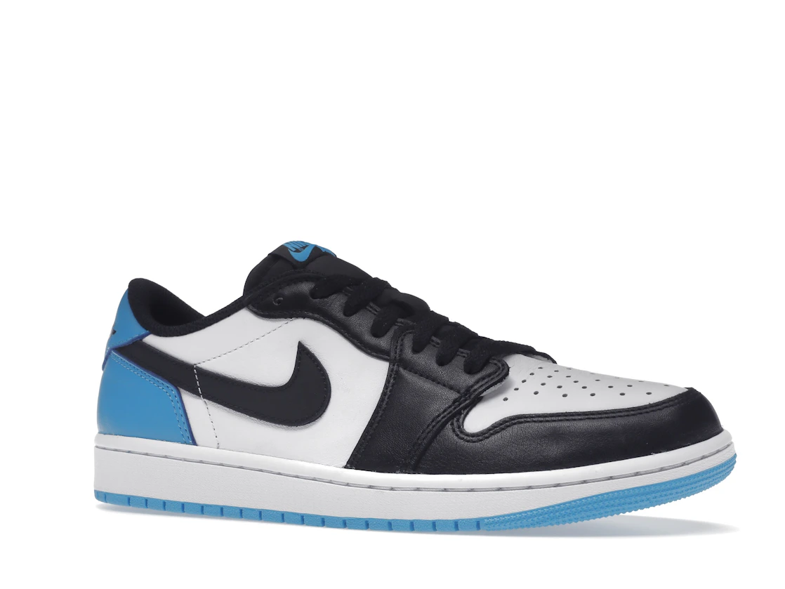 Vue 4 de Jordan 1 Retro Low OG Black Dark Powder Blue
