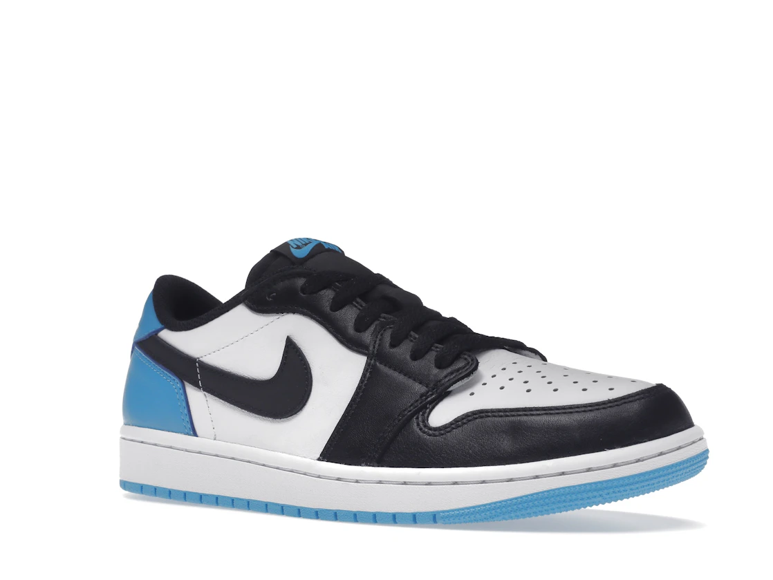Vue 5 de Jordan 1 Retro Low OG Black Dark Powder Blue