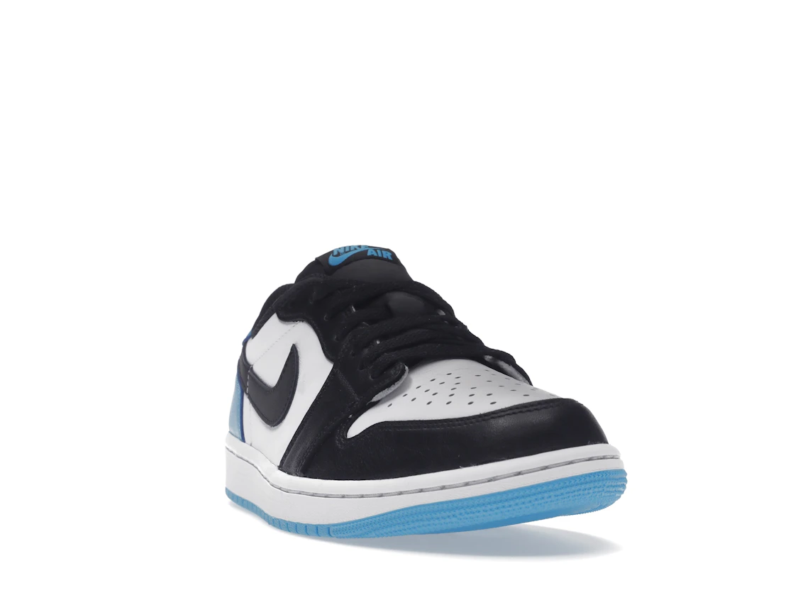 Vue 8 de Jordan 1 Retro Low OG Black Dark Powder Blue