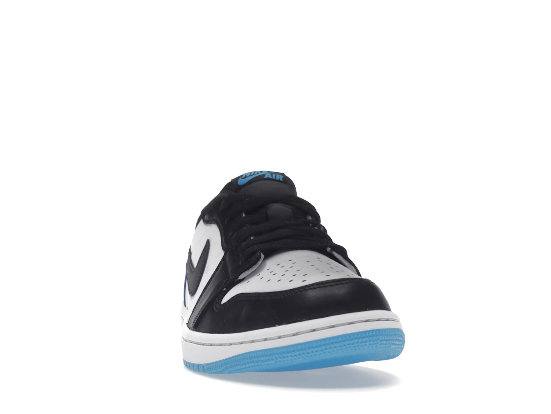 Vue 9 de Jordan 1 Retro Low OG Black Dark Powder Blue