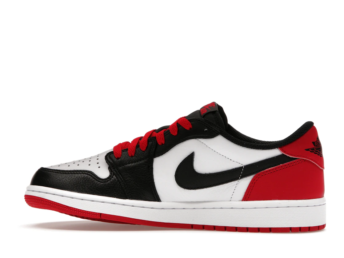 Vue 20 de Jordan 1 Retro Low OG Black Toe (2023)