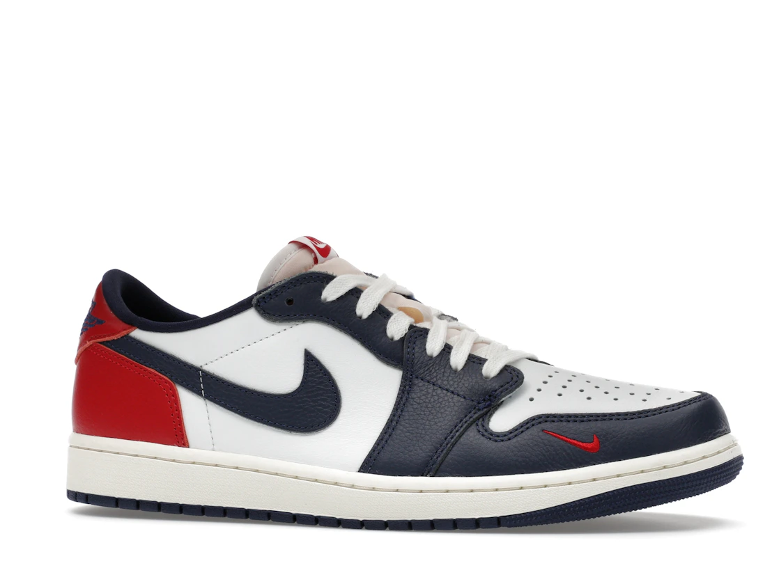 Vue 3 de Jordan 1 Retro Low OG Howard University