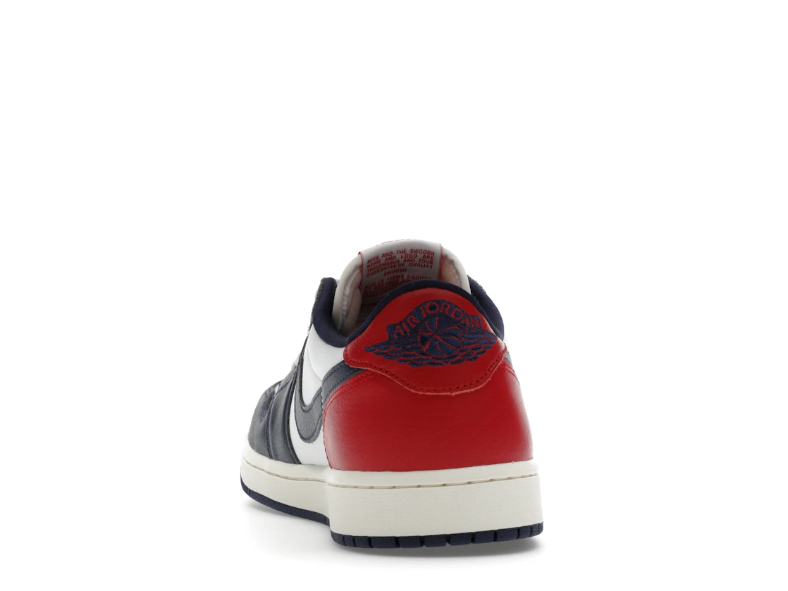 Vue 27 de Jordan 1 Retro Low OG Howard University