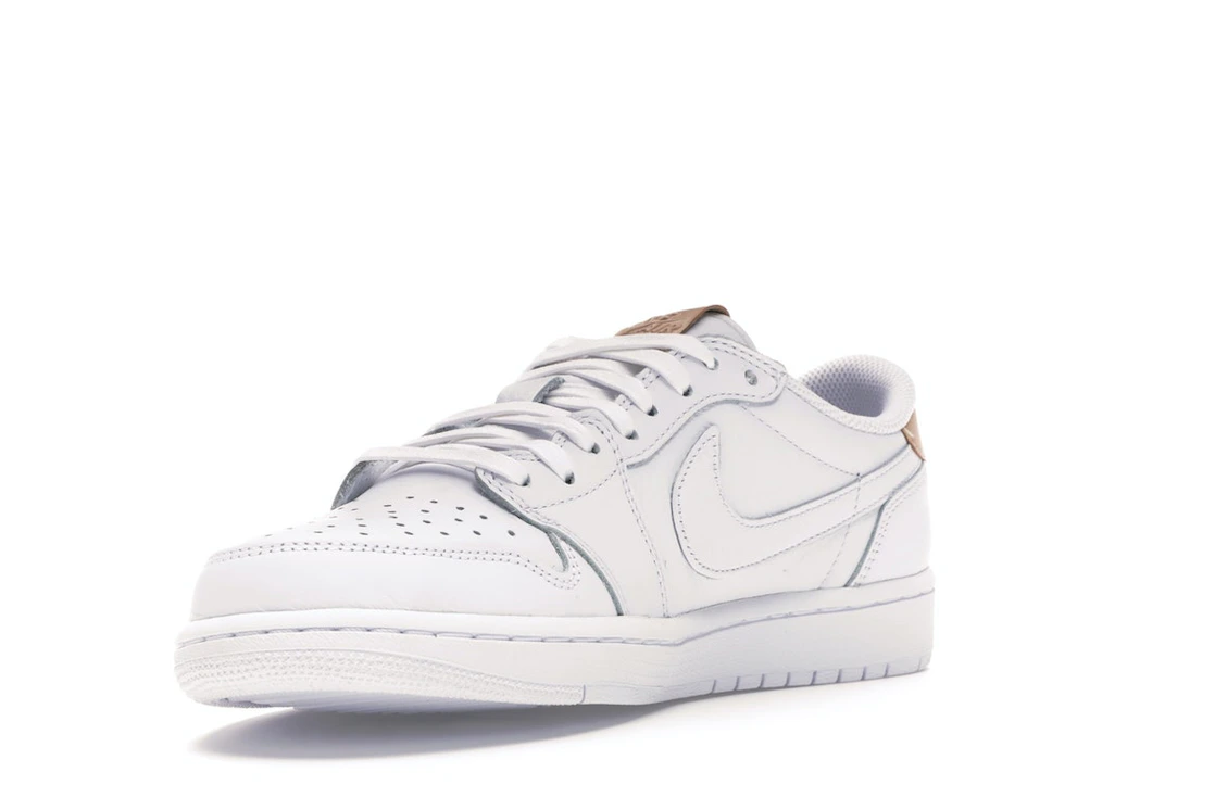 Vue 14 de Jordan 1 Retro Low OG White Vachetta