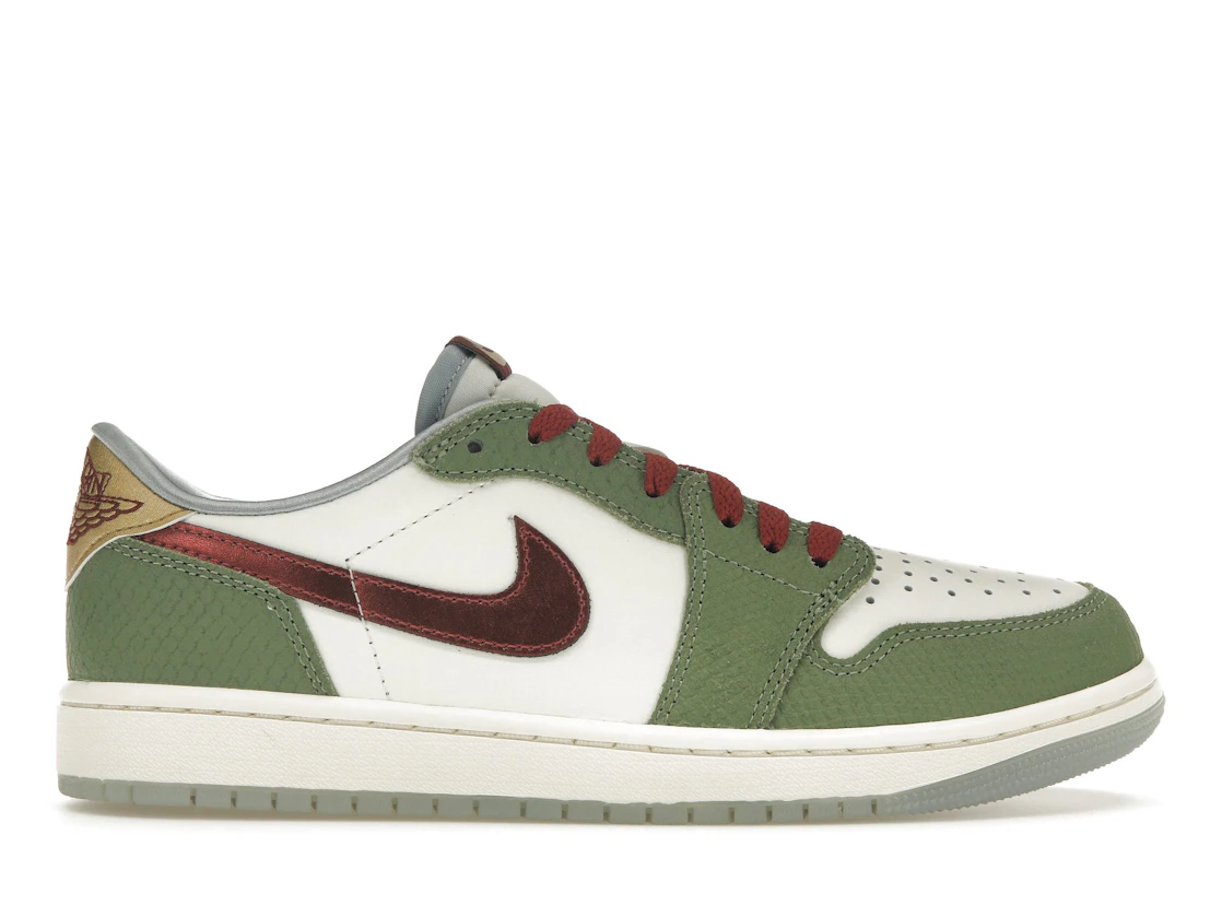 Vue 1 de Jordan 1 Retro Low OG Year of the Dragon (2024)