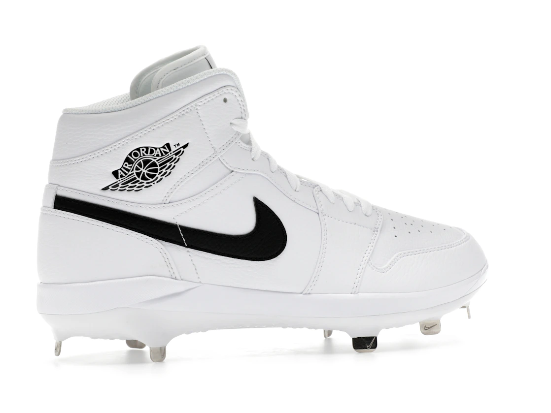Vue 35 de Jordan 1 Retro Metal White Black