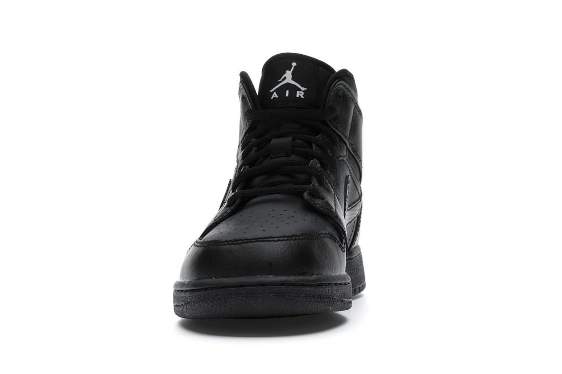 Vue 11 de Jordan 1 Retro Mid Black (2016) (GS)
