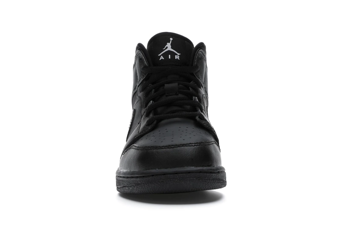 Vue 10 de Jordan 1 Retro Mid Black (2016) (GS)