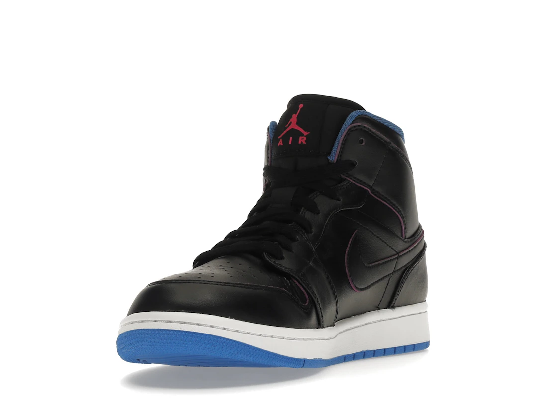 Vue 13 de Jordan 1 Retro Mid Radio Raheem