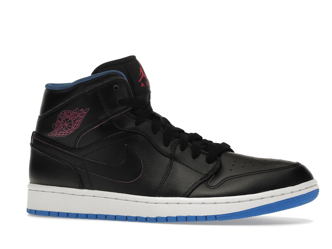 Vue 3 de Jordan 1 Retro Mid Radio Raheem