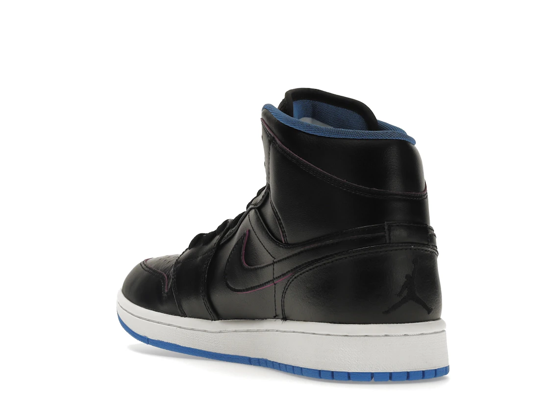 Vue 25 de Jordan 1 Retro Mid Radio Raheem