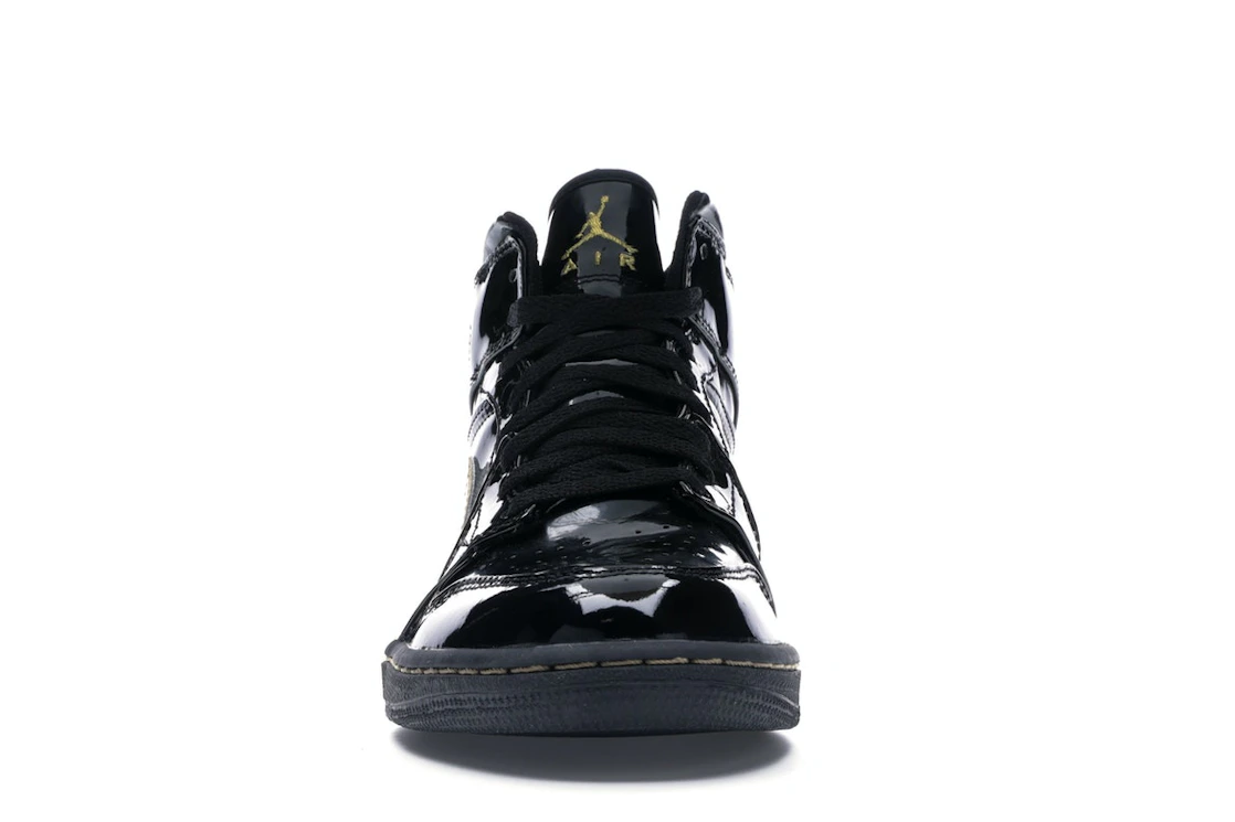 Vue 10 de Jordan 1 Retro Black Metallic Gold (2003)