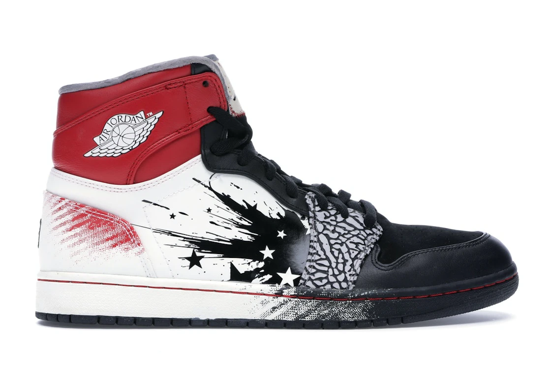 Vue 1 de Jordan 1 Retro Dave White Wings for the Future