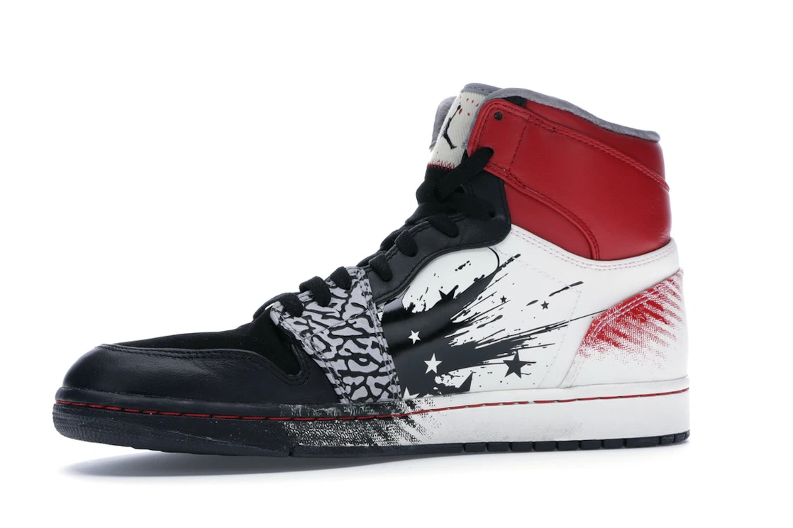 Vue 17 de Jordan 1 Retro Dave White Wings for the Future