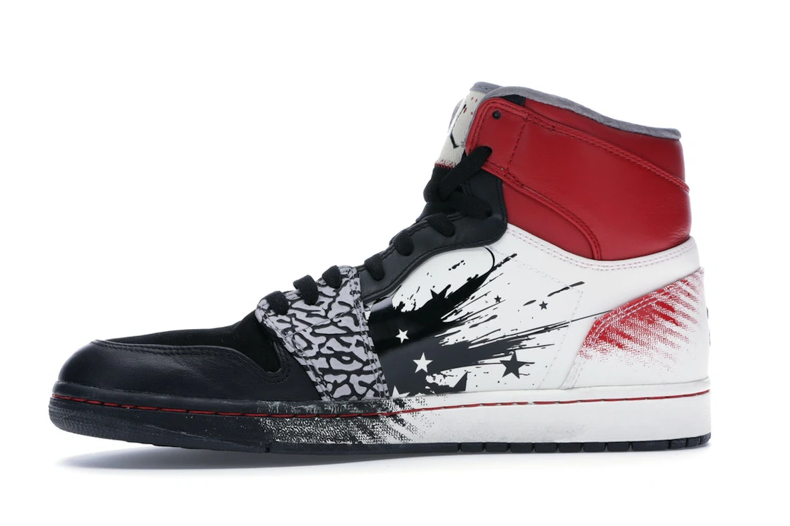 Vue 18 de Jordan 1 Retro Dave White Wings for the Future