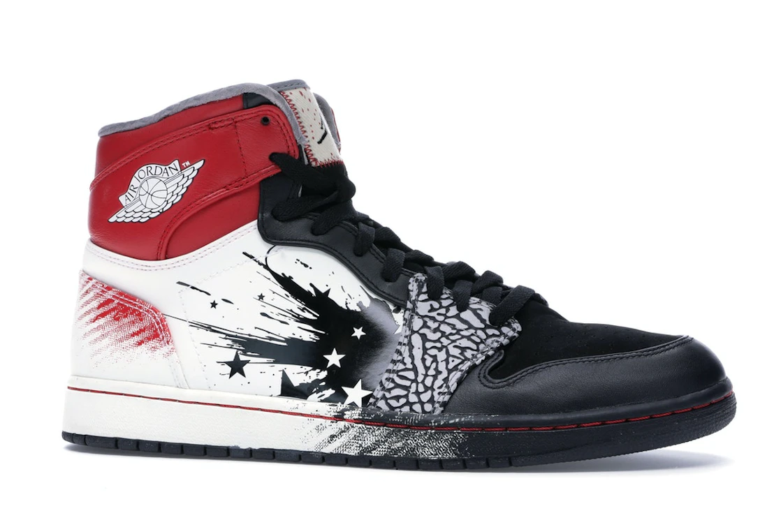 Vue 3 de Jordan 1 Retro Dave White Wings for the Future