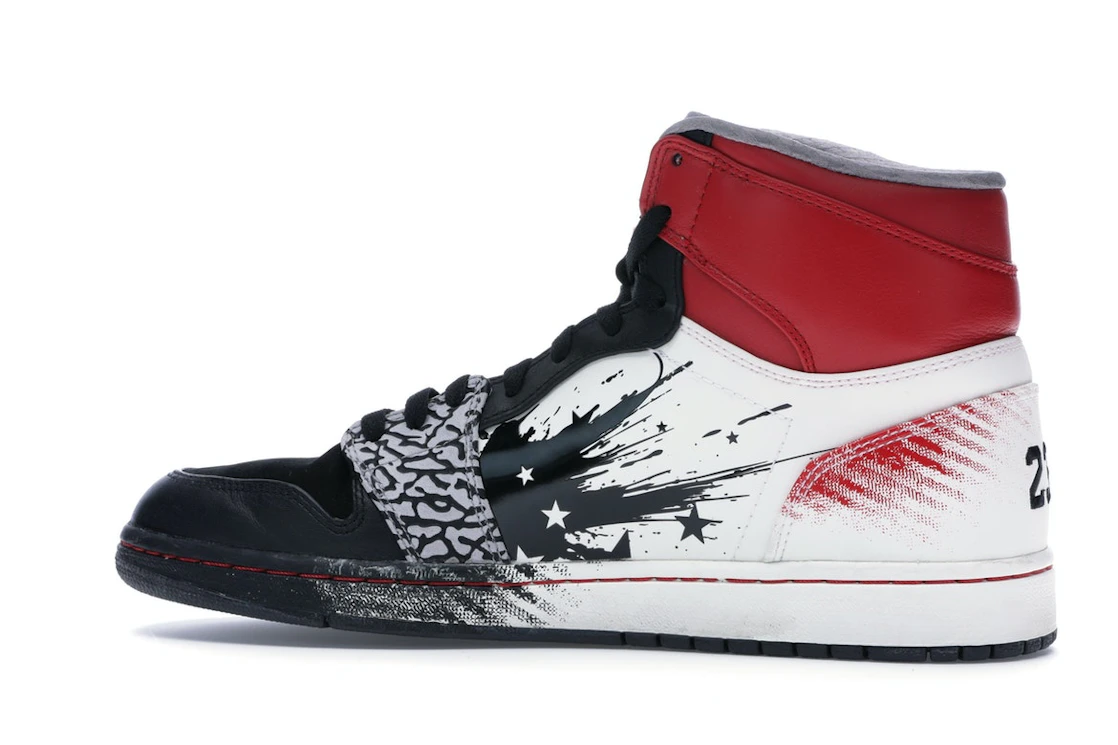 Vue 21 de Jordan 1 Retro Dave White Wings for the Future