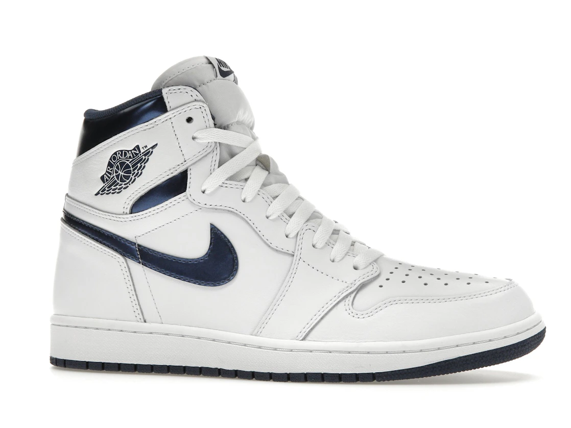 Vue 3 de Jordan 1 Retro Metallic Navy (2016)
