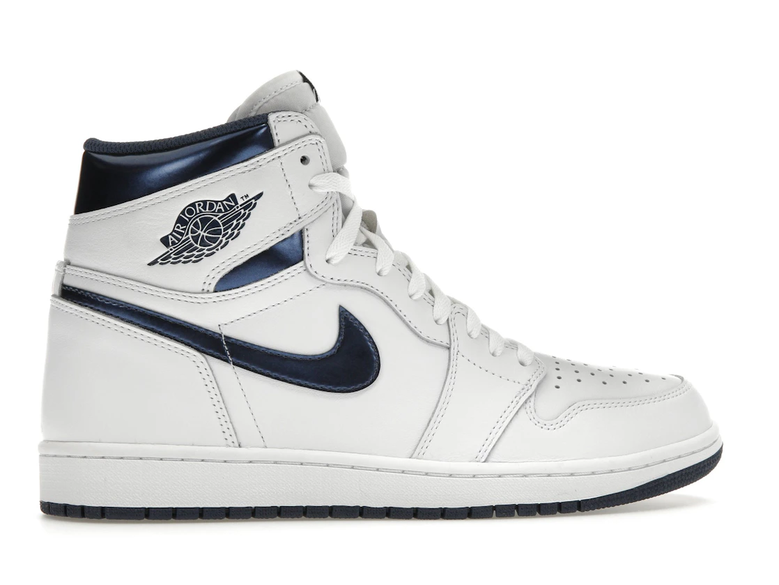 Vue 36 de Jordan 1 Retro Metallic Navy (2016)