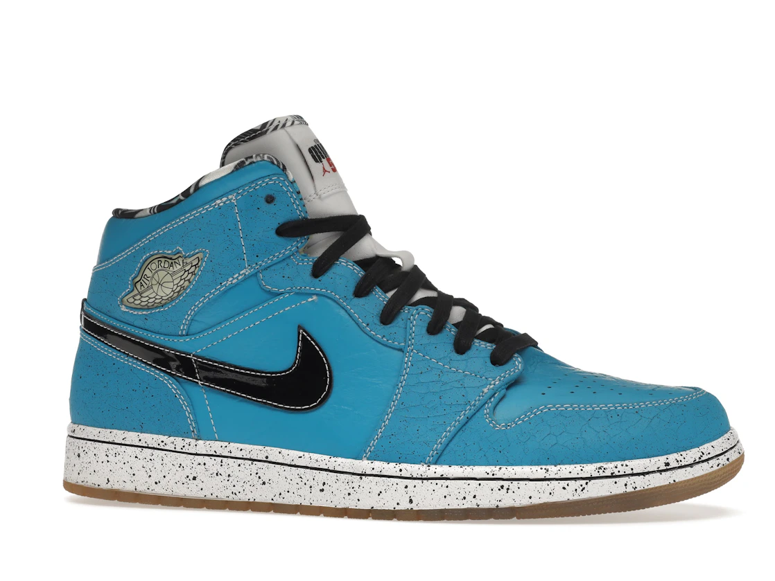 Vue 3 de Jordan 1 Retro Quai 54 Ruff N Tuff