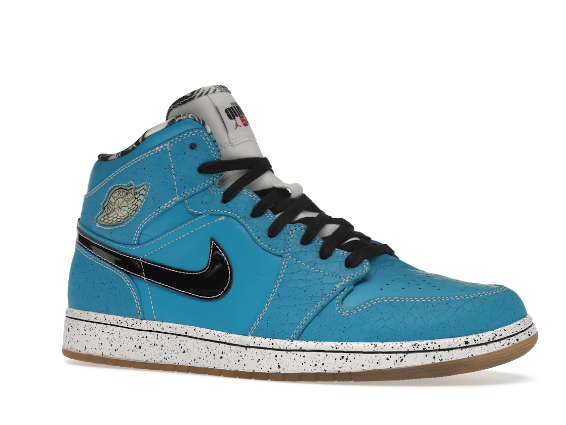 Vue 4 de Jordan 1 Retro Quai 54 Ruff N Tuff