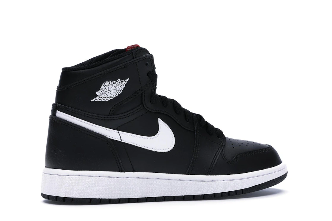 Vue 35 de Jordan 1 Retro Yin Yang Black (GS)
