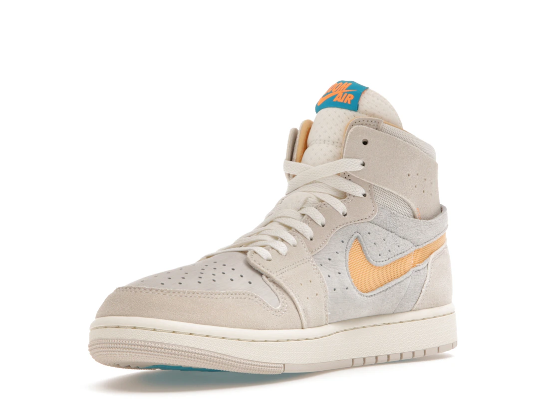 Vue 14 de Jordan 1 Zoom CMFT 2 Orewood Brown Bright Citrus Sail