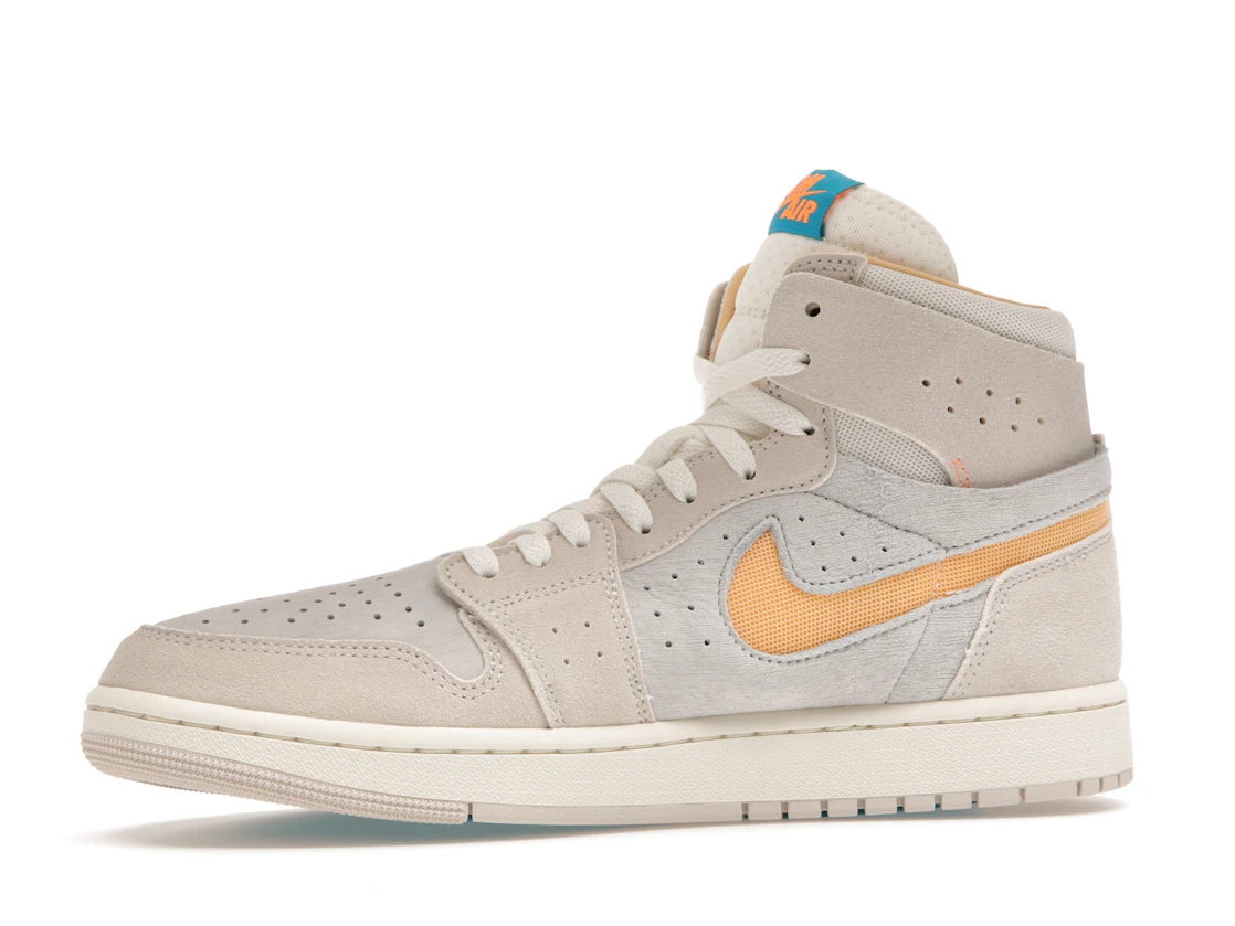 Vue 17 de Jordan 1 Zoom CMFT 2 Orewood Brown Bright Citrus Sail