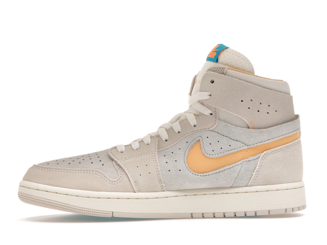 Vue 18 de Jordan 1 Zoom CMFT 2 Orewood Brown Bright Citrus Sail
