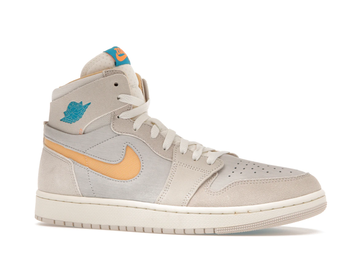 Vue 3 de Jordan 1 Zoom CMFT 2 Orewood Brown Bright Citrus Sail
