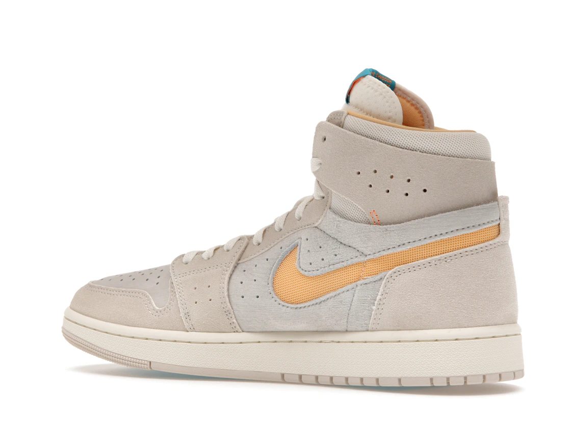 Vue 22 de Jordan 1 Zoom CMFT 2 Orewood Brown Bright Citrus Sail