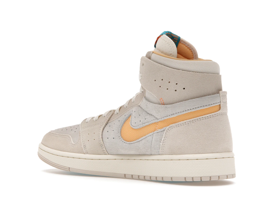 Vue 23 de Jordan 1 Zoom CMFT 2 Orewood Brown Bright Citrus Sail