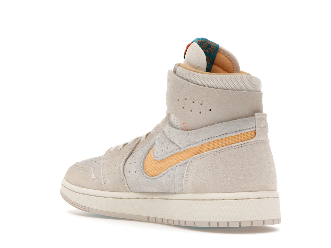 Vue 24 de Jordan 1 Zoom CMFT 2 Orewood Brown Bright Citrus Sail
