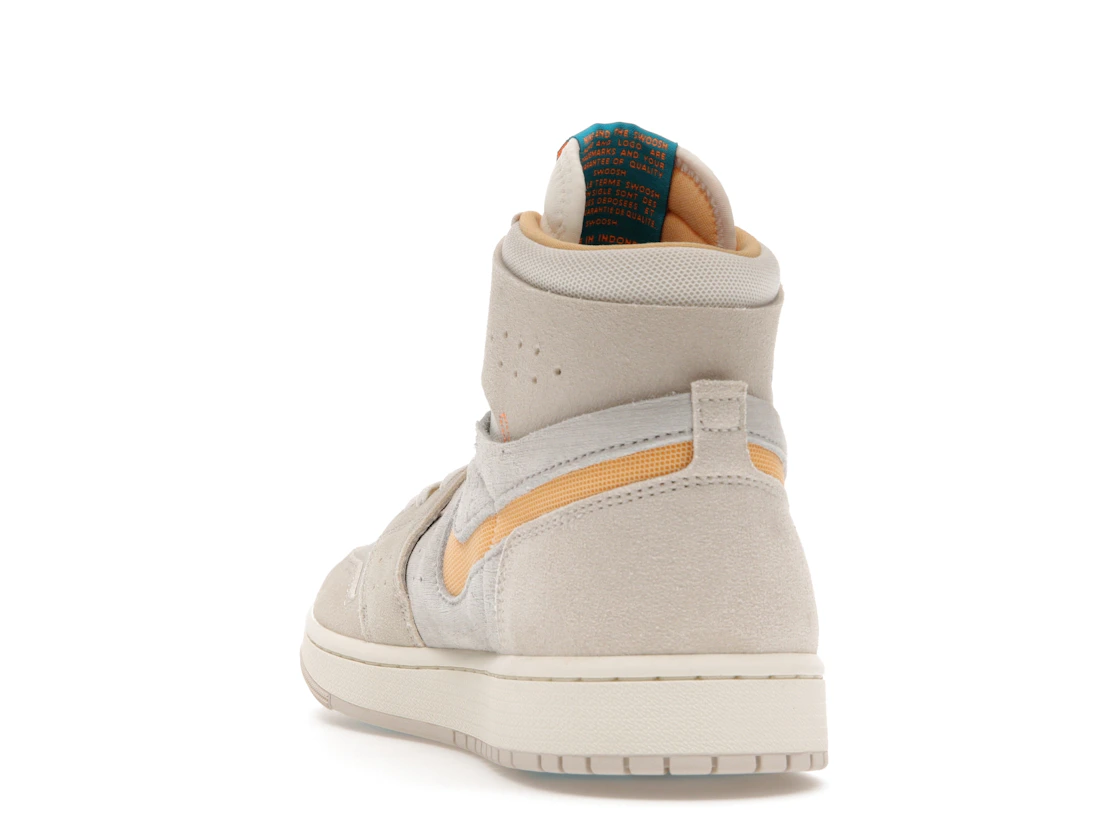 Vue 26 de Jordan 1 Zoom CMFT 2 Orewood Brown Bright Citrus Sail
