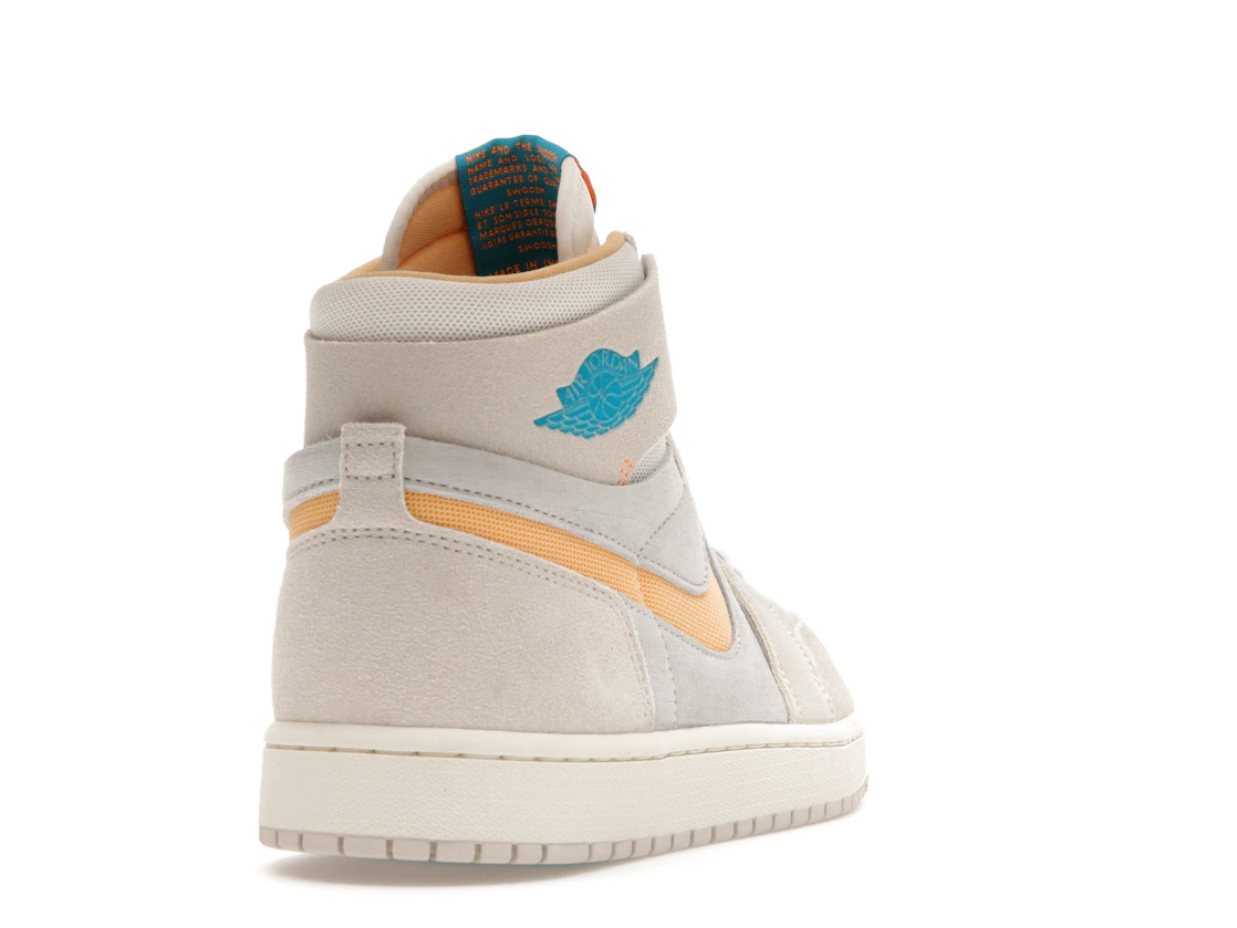 Vue 30 de Jordan 1 Zoom CMFT 2 Orewood Brown Bright Citrus Sail