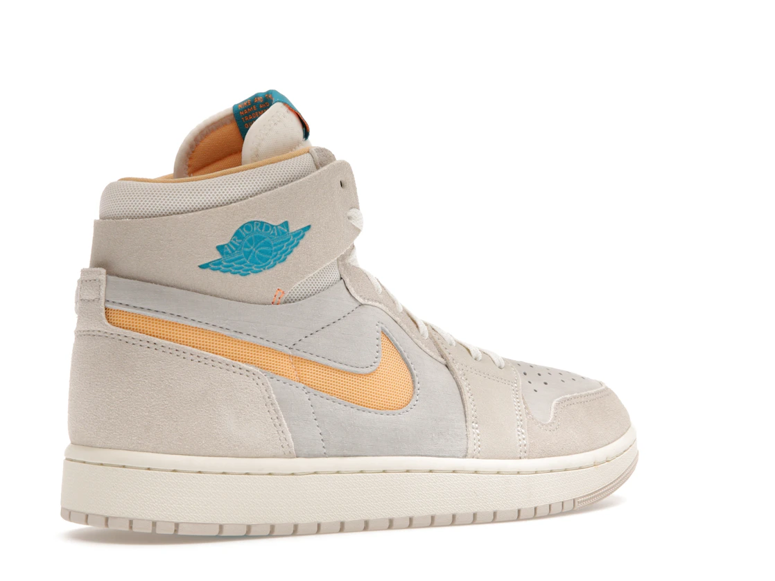 Vue 33 de Jordan 1 Zoom CMFT 2 Orewood Brown Bright Citrus Sail