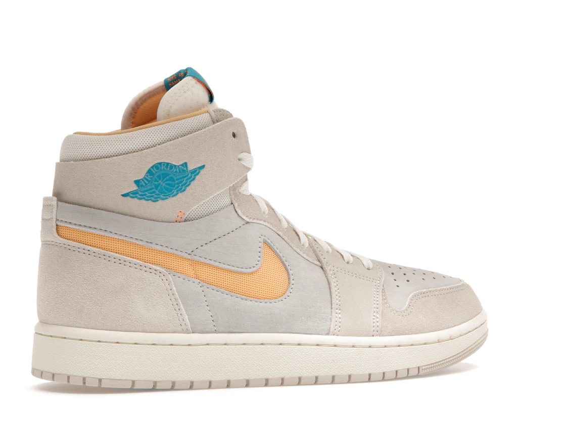 Vue 34 de Jordan 1 Zoom CMFT 2 Orewood Brown Bright Citrus Sail