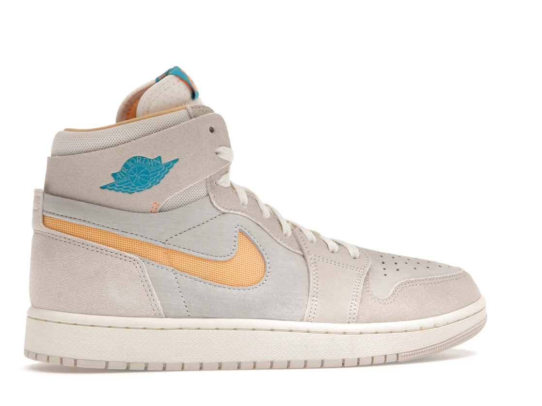 Vue 35 de Jordan 1 Zoom CMFT 2 Orewood Brown Bright Citrus Sail