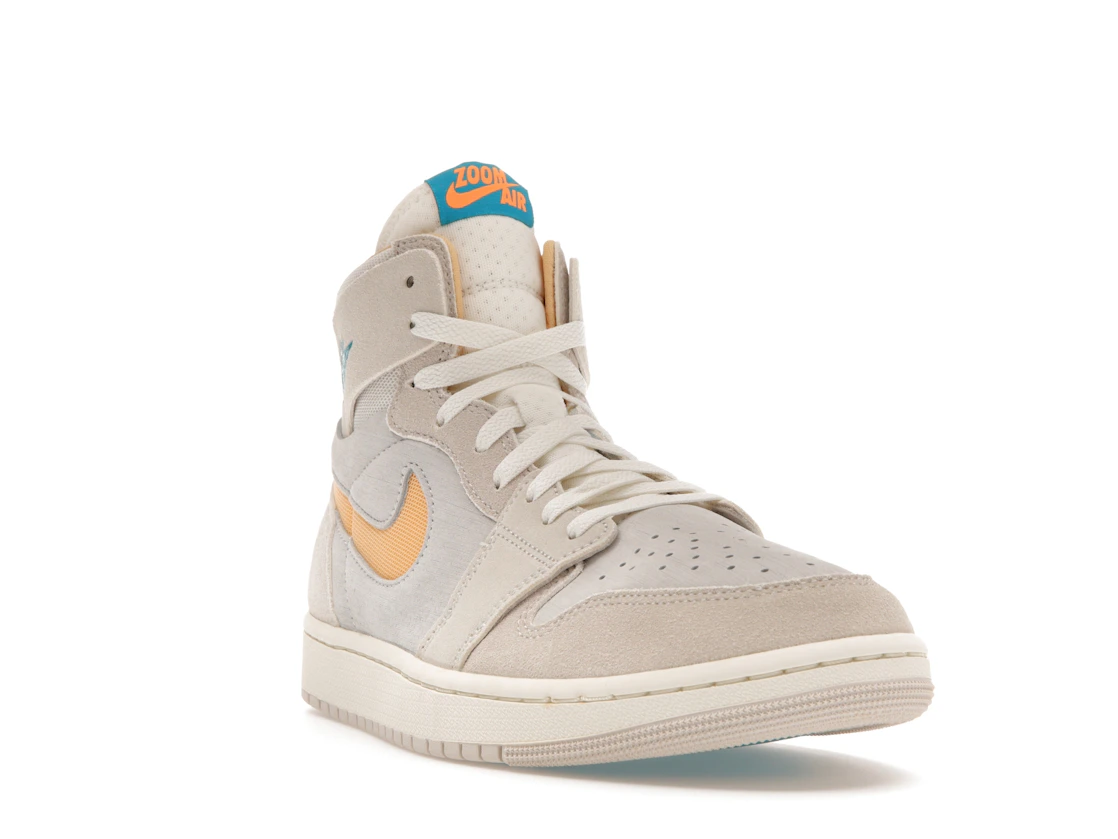 Vue 7 de Jordan 1 Zoom CMFT 2 Orewood Brown Bright Citrus Sail