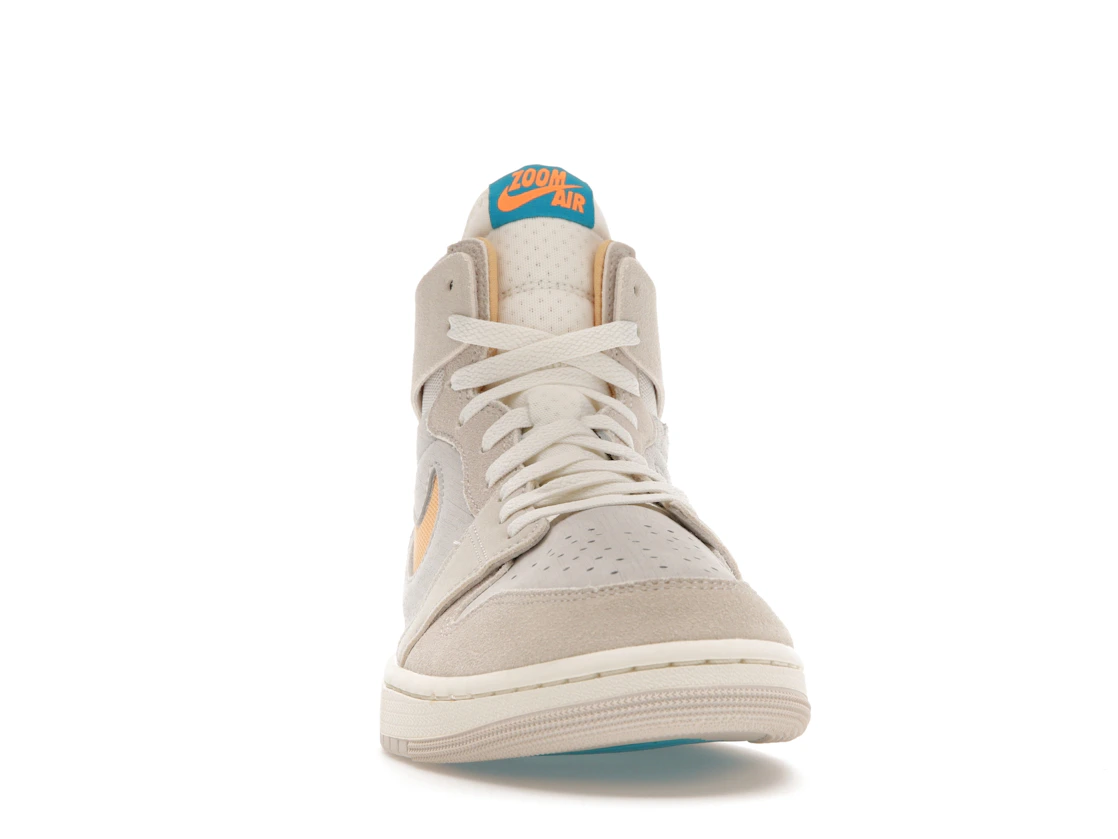 Vue 9 de Jordan 1 Zoom CMFT 2 Orewood Brown Bright Citrus Sail